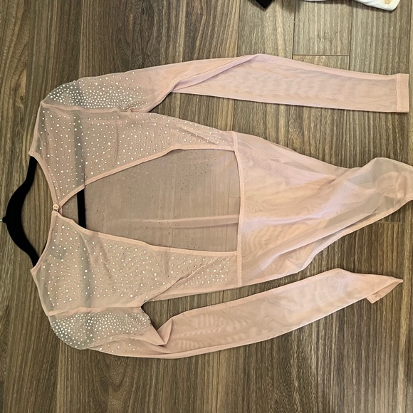 Crystal embellished mesh bodysuit - Picture 2 of 2